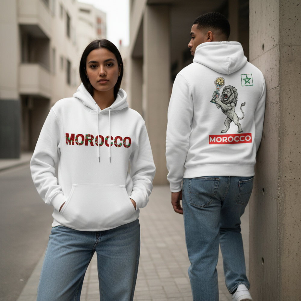 Hoodie Atlas Lion Trophy - Blanc